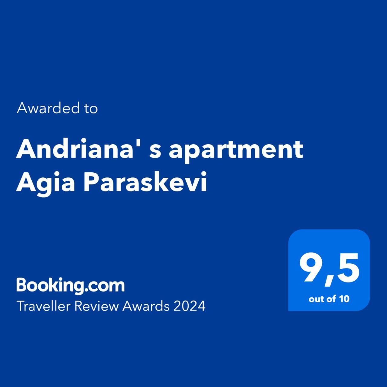 Andriana' S Apartment Agia Paraskevi 雅典 外观 照片